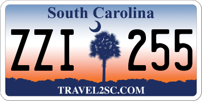 SC license plate ZZI255