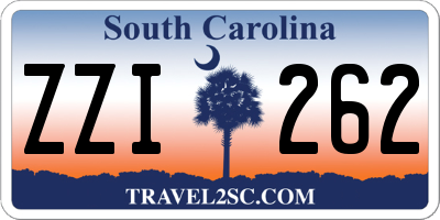 SC license plate ZZI262