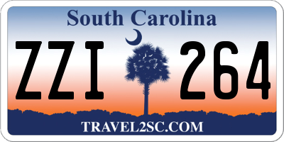 SC license plate ZZI264