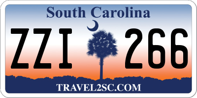 SC license plate ZZI266