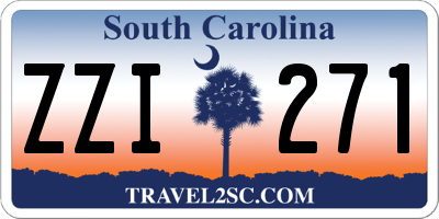 SC license plate ZZI271