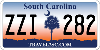SC license plate ZZI282