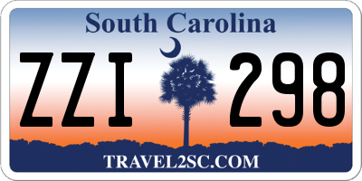SC license plate ZZI298