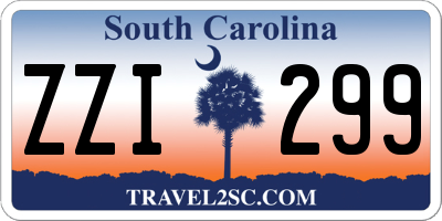 SC license plate ZZI299