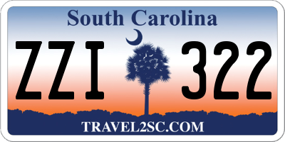 SC license plate ZZI322