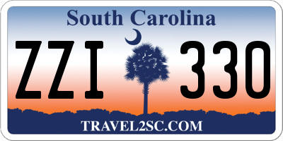SC license plate ZZI330