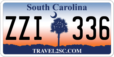 SC license plate ZZI336