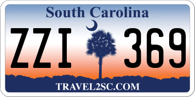 SC license plate ZZI369