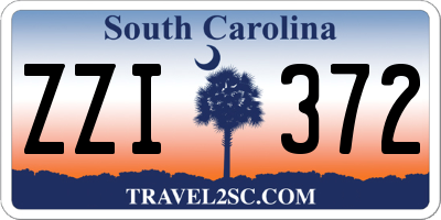 SC license plate ZZI372
