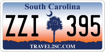 SC license plate ZZI395