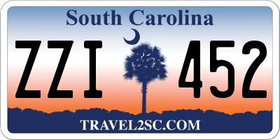 SC license plate ZZI452
