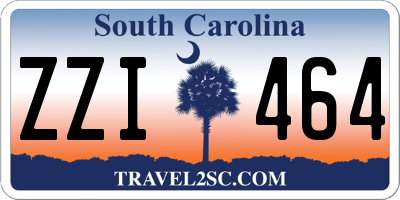 SC license plate ZZI464