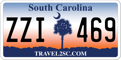 SC license plate ZZI469