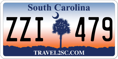 SC license plate ZZI479