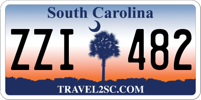 SC license plate ZZI482