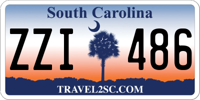 SC license plate ZZI486