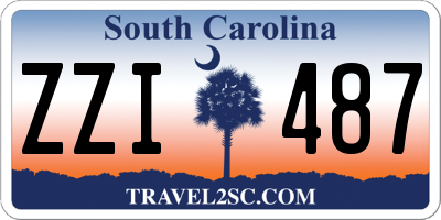 SC license plate ZZI487