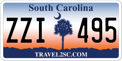 SC license plate ZZI495