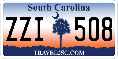 SC license plate ZZI508