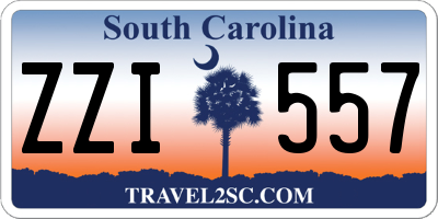 SC license plate ZZI557