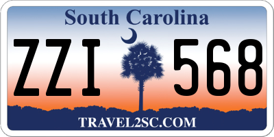 SC license plate ZZI568