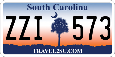 SC license plate ZZI573