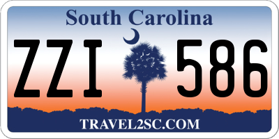 SC license plate ZZI586