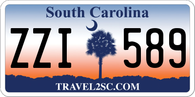 SC license plate ZZI589