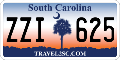 SC license plate ZZI625