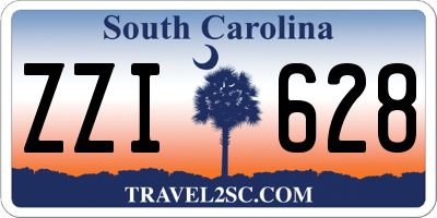 SC license plate ZZI628