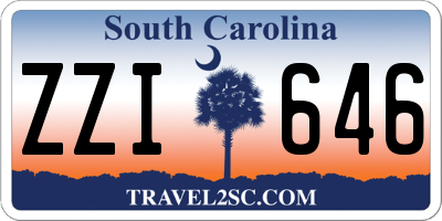 SC license plate ZZI646