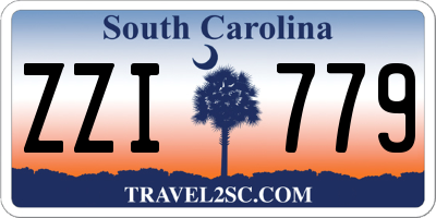 SC license plate ZZI779