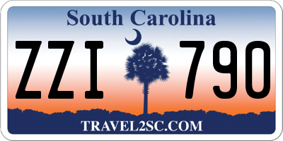 SC license plate ZZI790