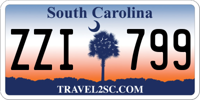 SC license plate ZZI799