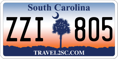 SC license plate ZZI805