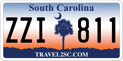 SC license plate ZZI811