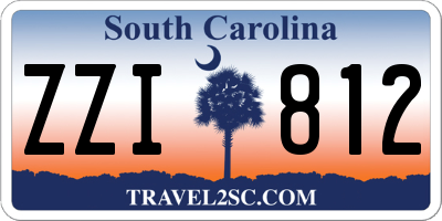 SC license plate ZZI812