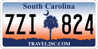SC license plate ZZI824