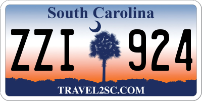SC license plate ZZI924