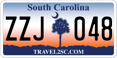 SC license plate ZZJ048