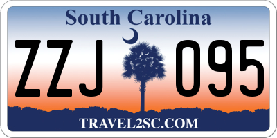 SC license plate ZZJ095