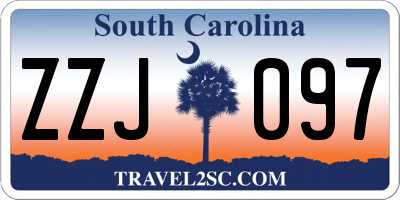 SC license plate ZZJ097