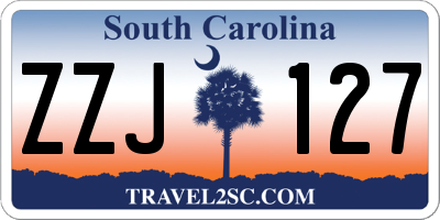 SC license plate ZZJ127