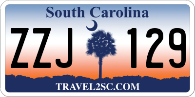 SC license plate ZZJ129
