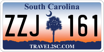 SC license plate ZZJ161