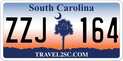 SC license plate ZZJ164