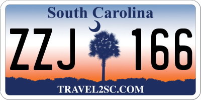 SC license plate ZZJ166
