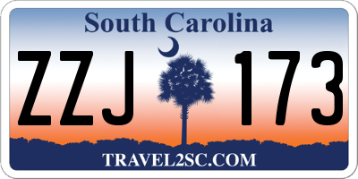SC license plate ZZJ173