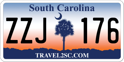 SC license plate ZZJ176