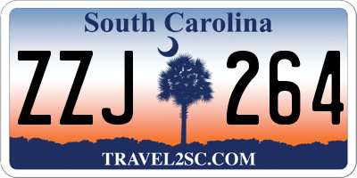 SC license plate ZZJ264